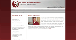 Desktop Screenshot of dr-blondin.de